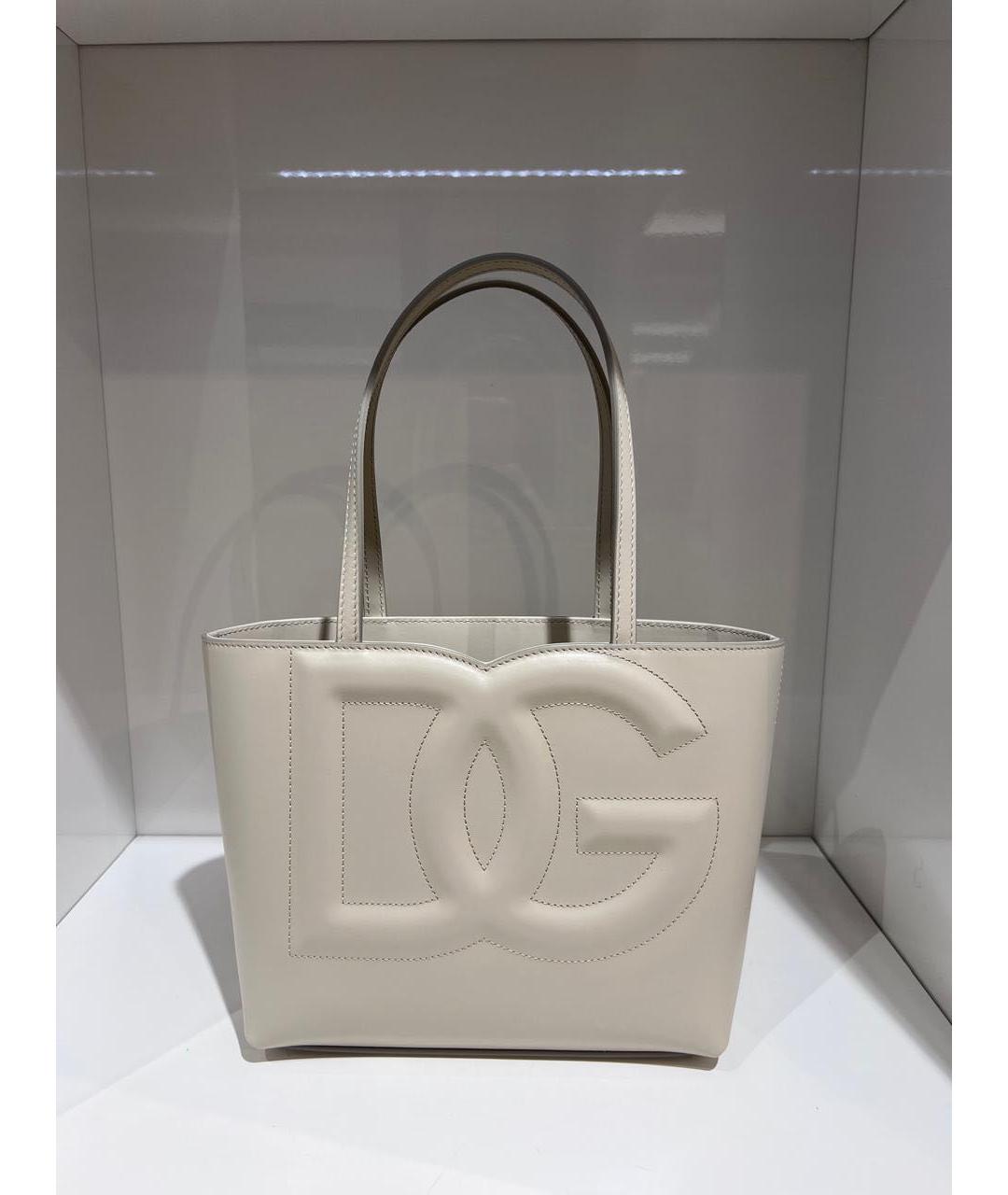 DOLCE&GABBANA Кожаная сумка тоут, фото 2