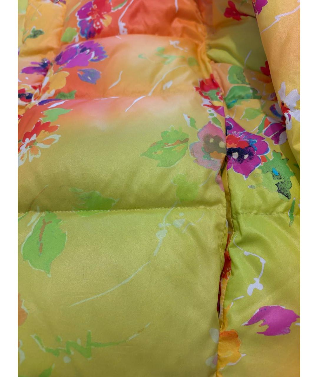 RALPH LAUREN Желтый полиамидовый пуховик, фото 8