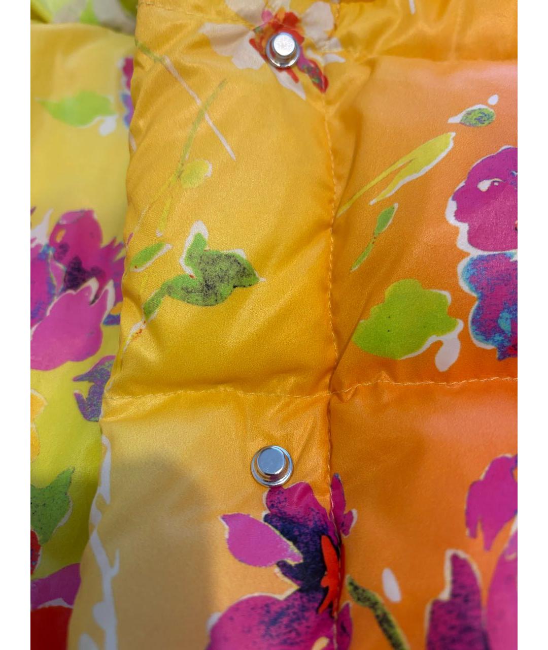 RALPH LAUREN Желтый полиамидовый пуховик, фото 7