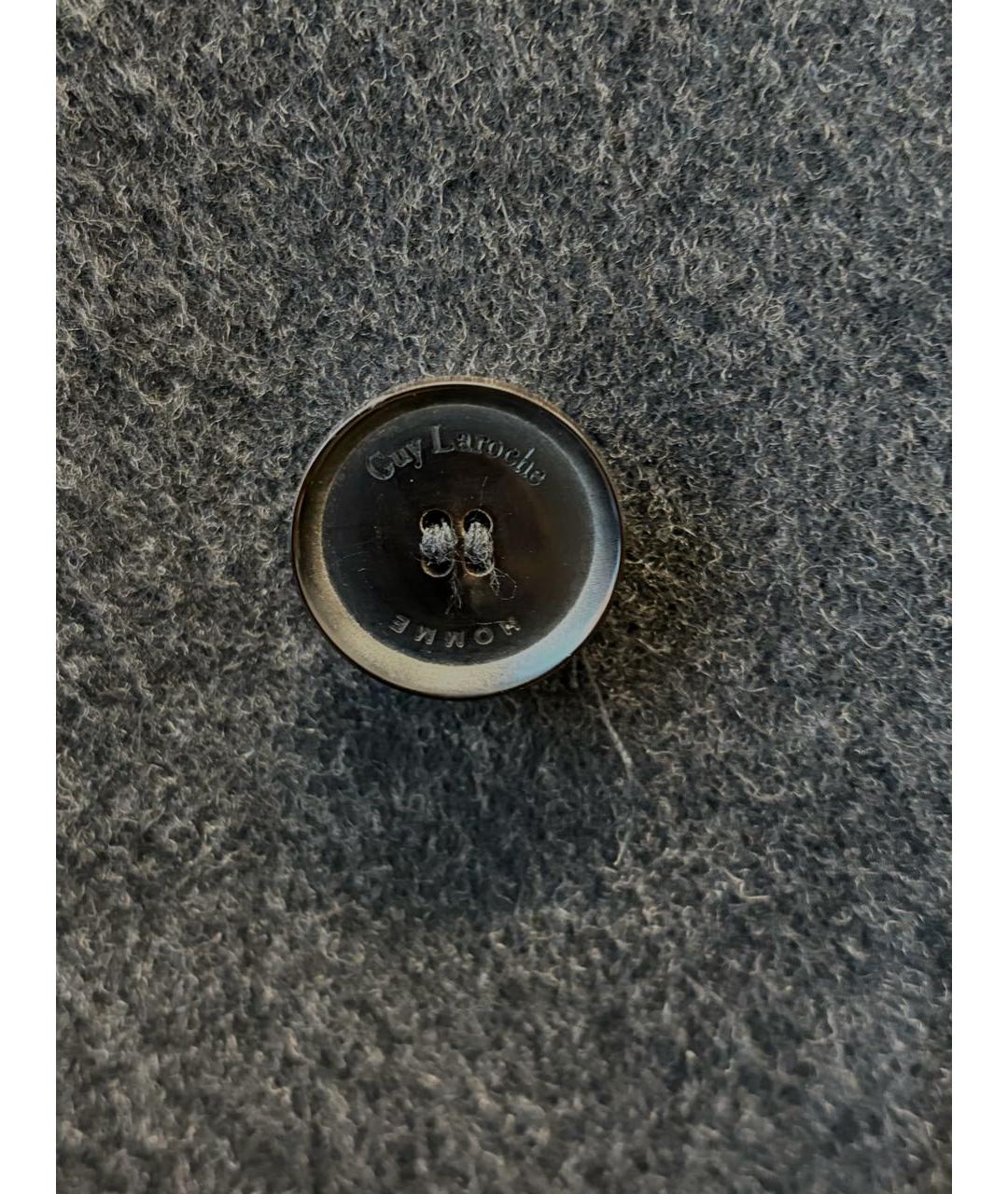 GUY LAROCHE Серое кашемировое пальто, фото 7