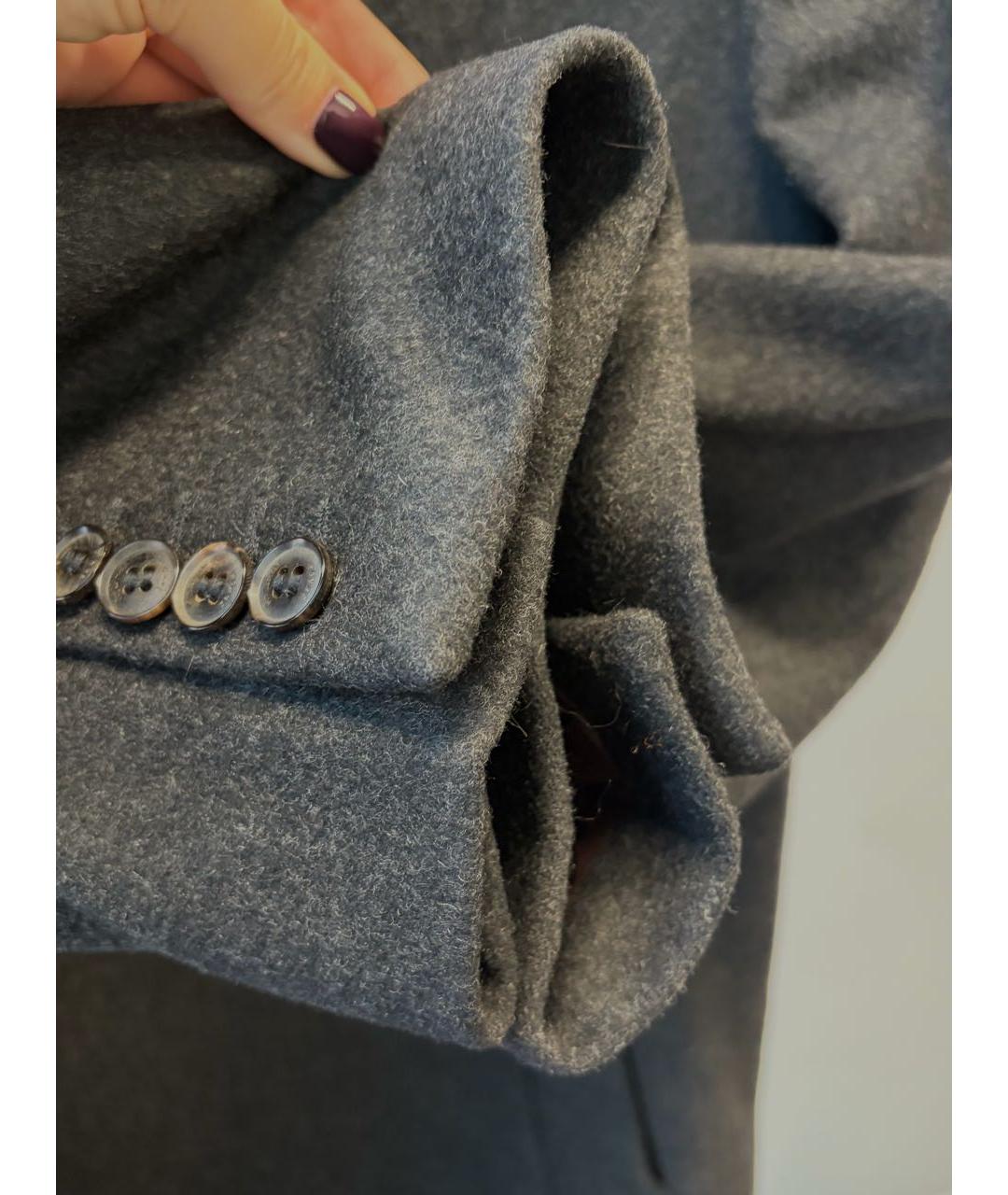 GUY LAROCHE Серое кашемировое пальто, фото 6