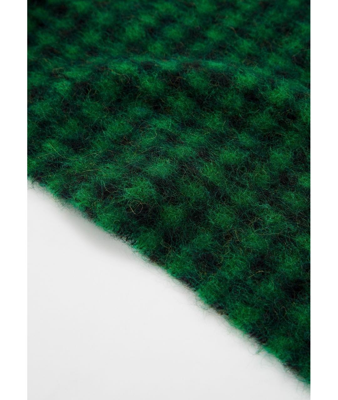 NO. 21 Зеленый шерстяной шарф, фото 3