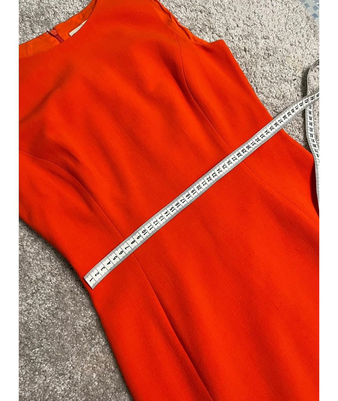 EMILIO PUCCI Оранжевое вискозное повседневное платье, фото 8