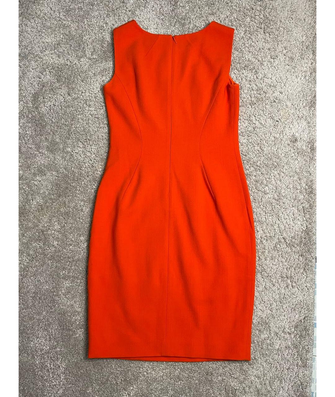 EMILIO PUCCI Оранжевое вискозное повседневное платье, фото 2