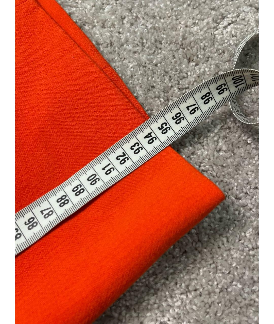 EMILIO PUCCI Оранжевое вискозное повседневное платье, фото 6