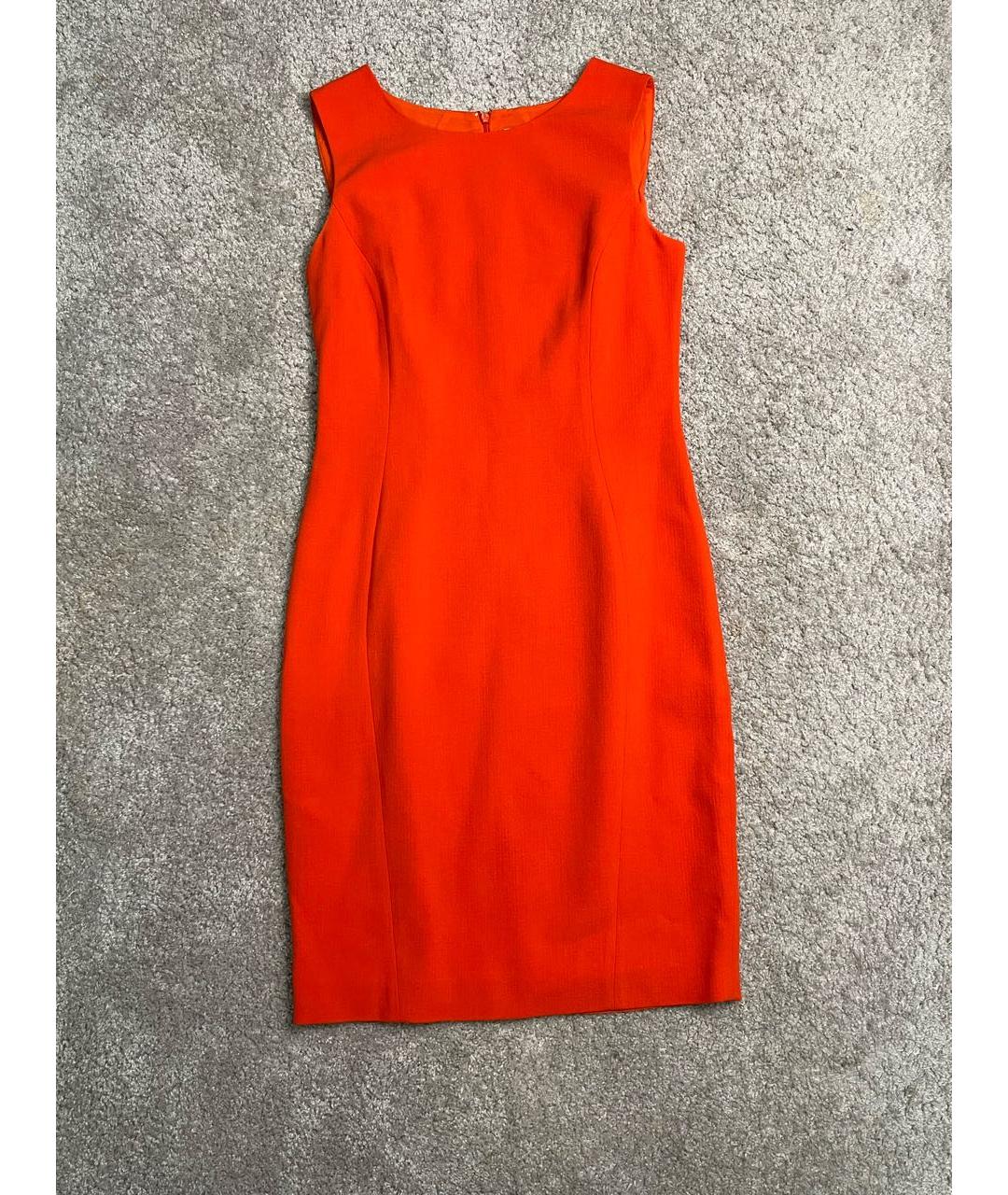 EMILIO PUCCI Оранжевое вискозное повседневное платье, фото 9