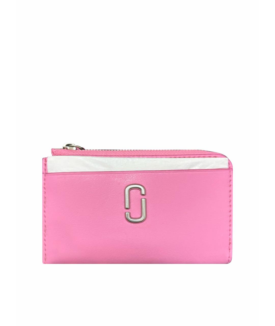 MARC JACOBS Розовый кожаный кардхолдер, фото 1