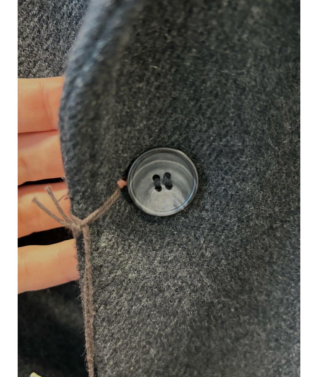 BILANCIONI Серое кашемировое пальто, фото 4