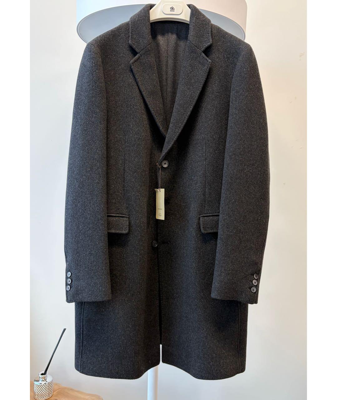 BILANCIONI Серое кашемировое пальто, фото 9