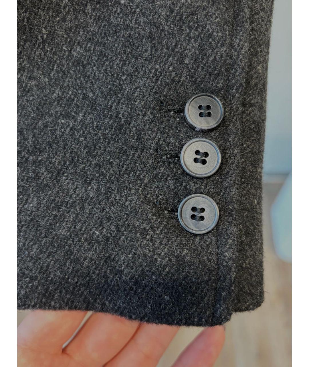 BILANCIONI Серое кашемировое пальто, фото 6
