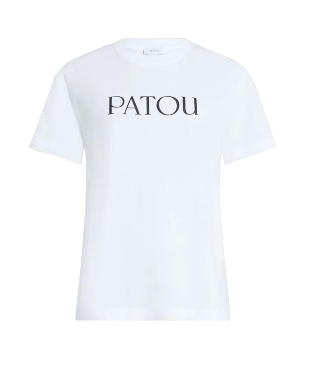 PATOU Белая хлопковая футболка, фото 1