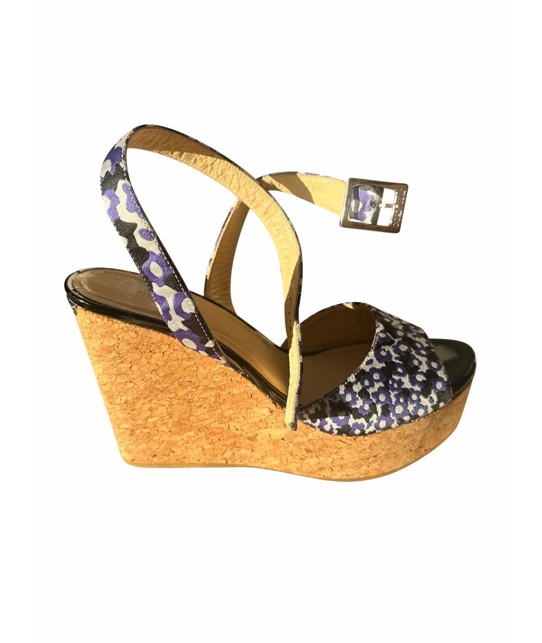 JIMMY CHOO Мульти кожаные босоножки, фото 1