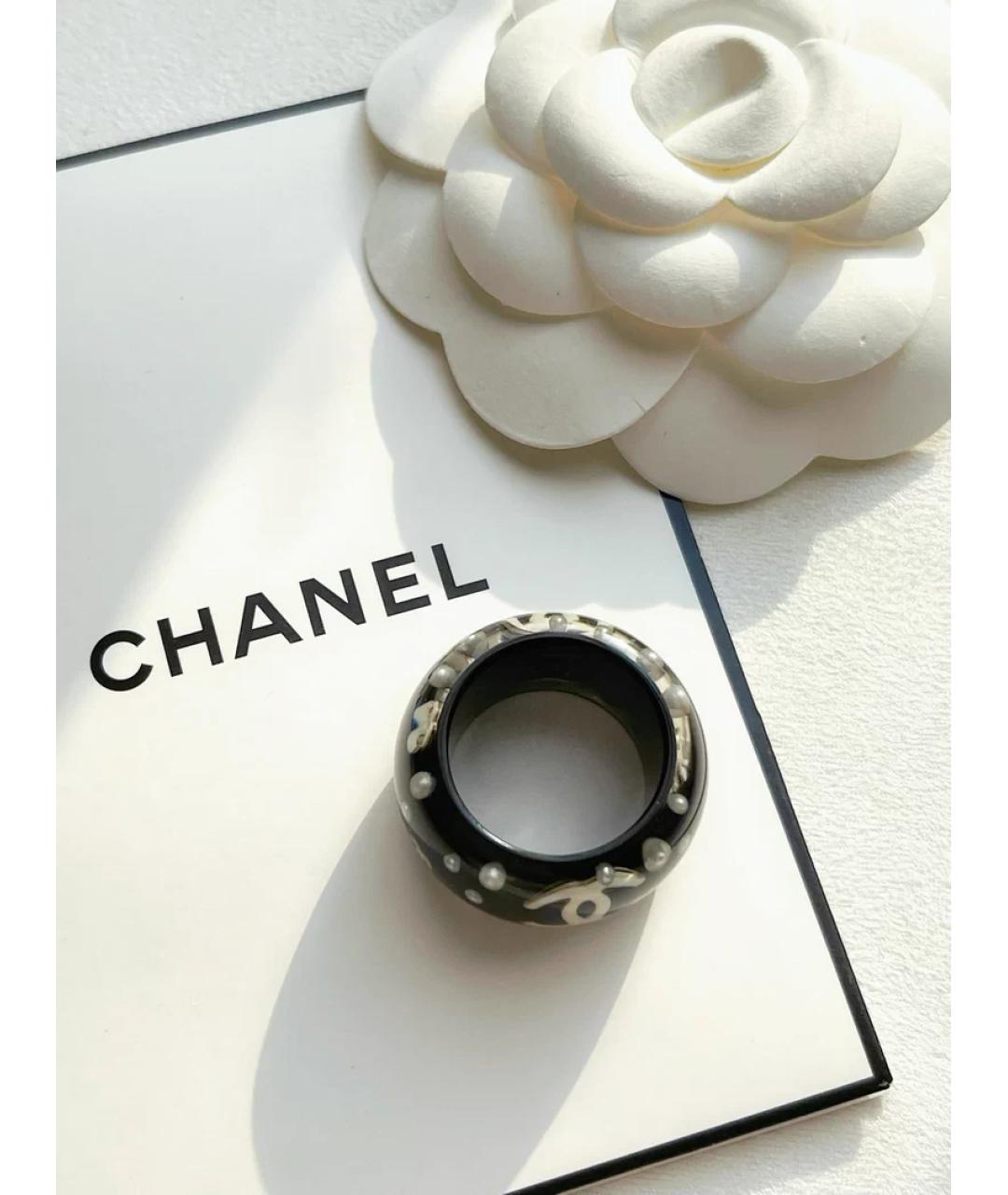 CHANEL Черное кольцо, фото 3