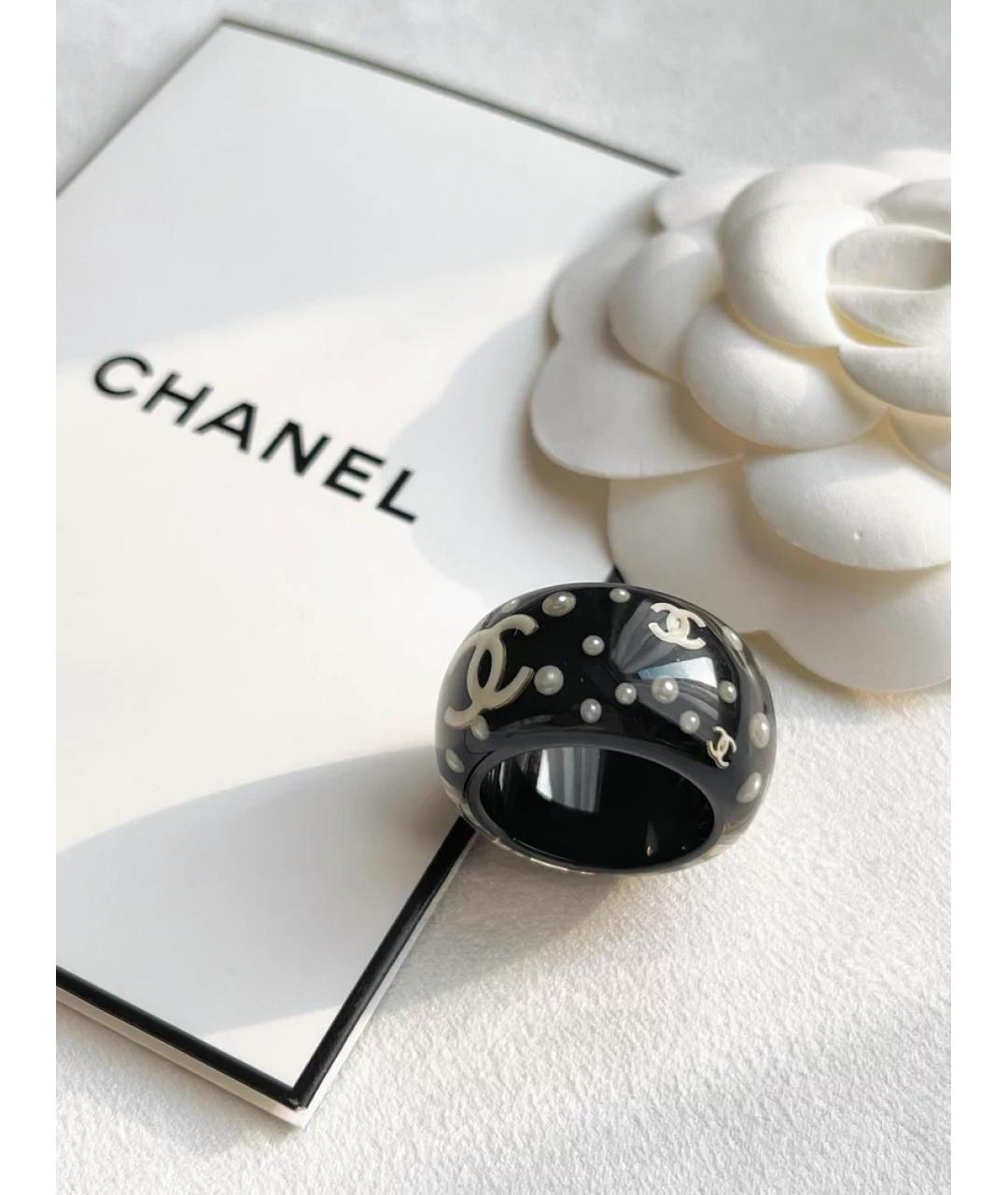 CHANEL Черное кольцо, фото 2
