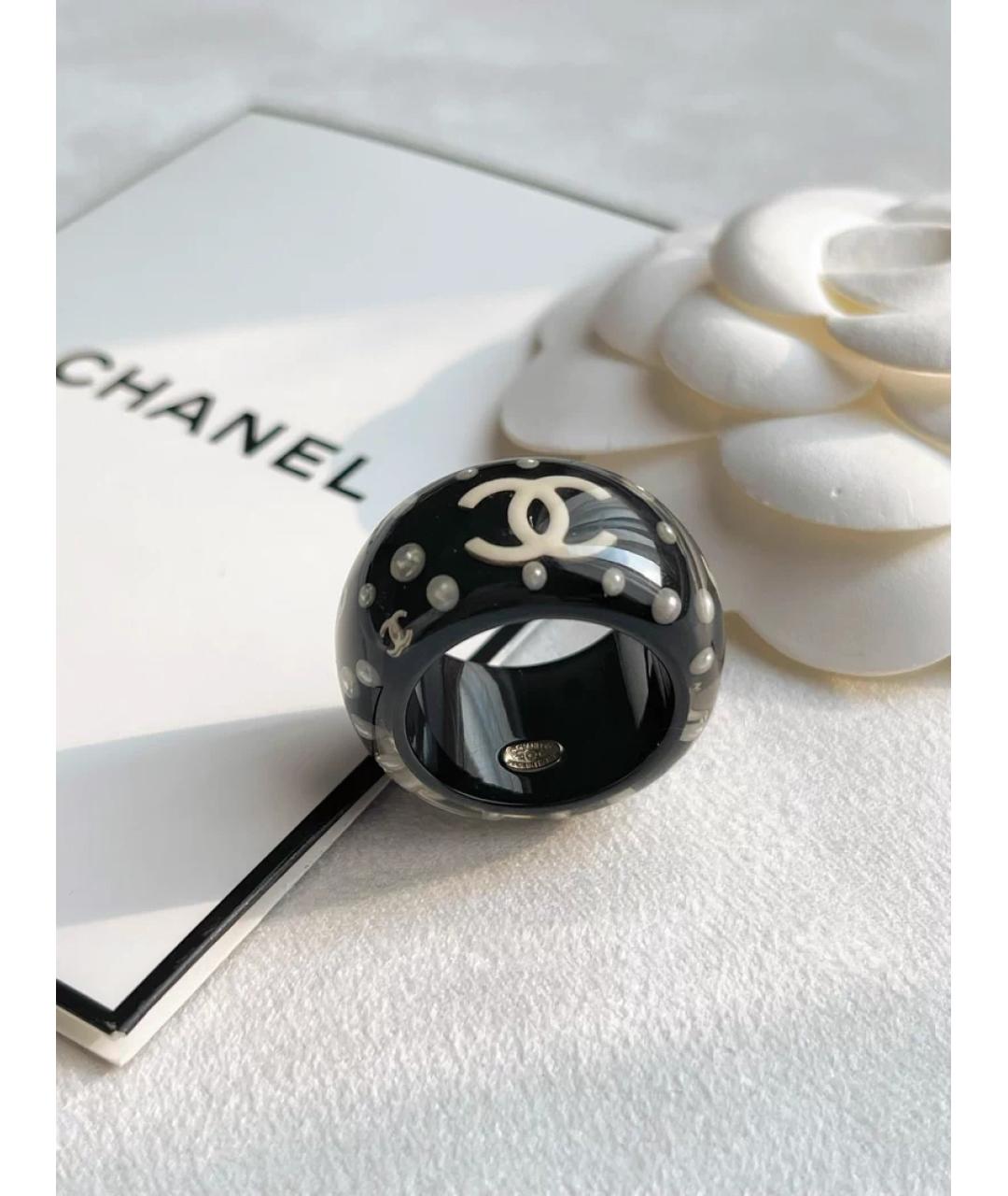 CHANEL Черное кольцо, фото 5