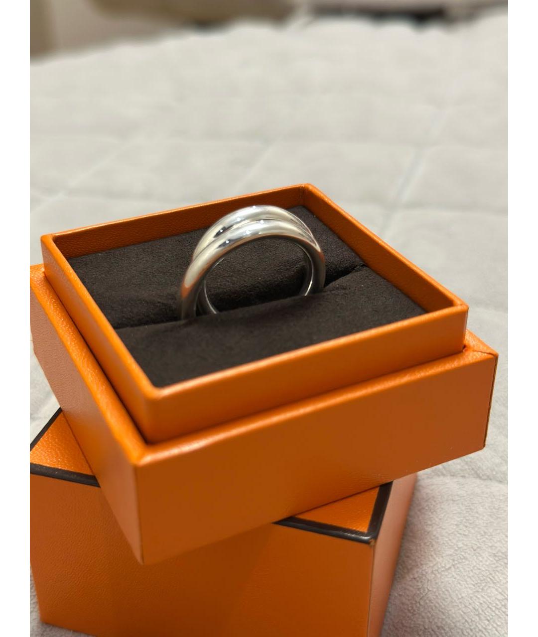 HERMES Серебряное серебряное кольцо, фото 3