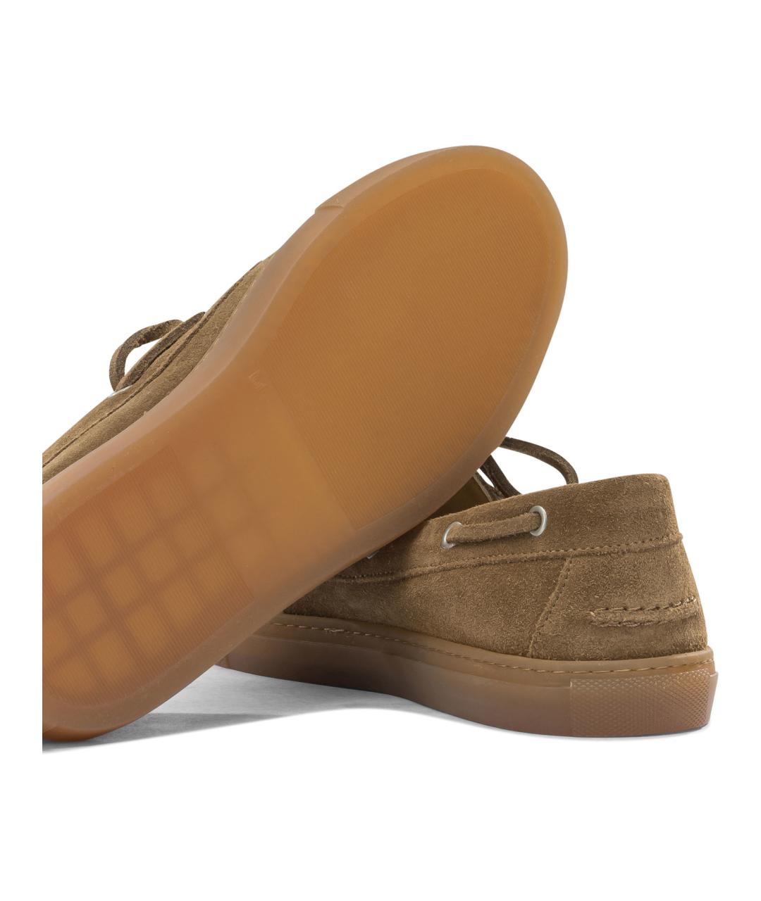 COPENHAGEN Коричневые замшевые лоферы, фото 5