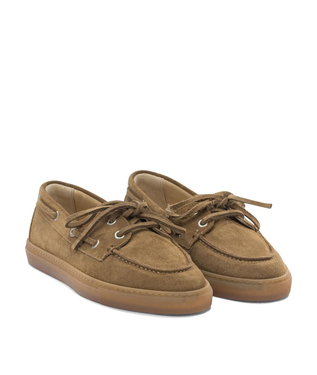 COPENHAGEN Коричневые замшевые лоферы, фото 2