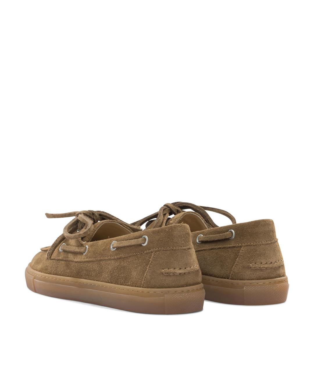 COPENHAGEN Коричневые замшевые лоферы, фото 4