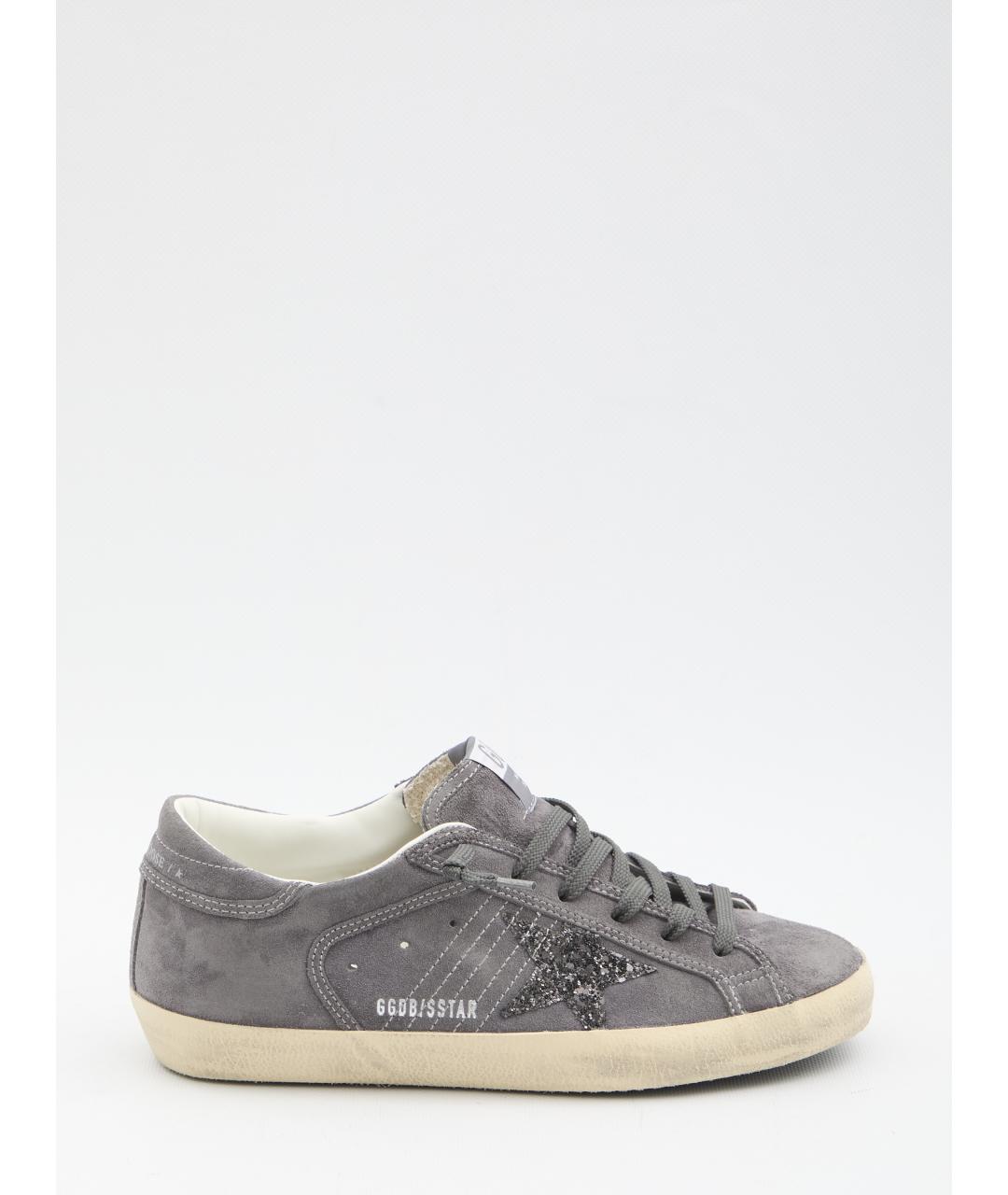 GOLDEN GOOSE DELUXE BRAND Серые кожаные кеды, фото 6