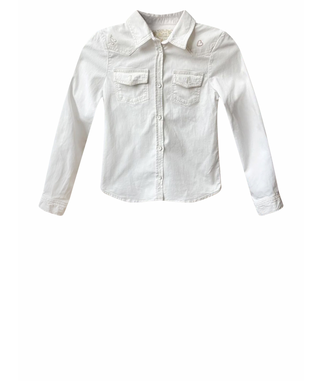 BONPOINT Белая хлопковая рубашка/блузка, фото 1