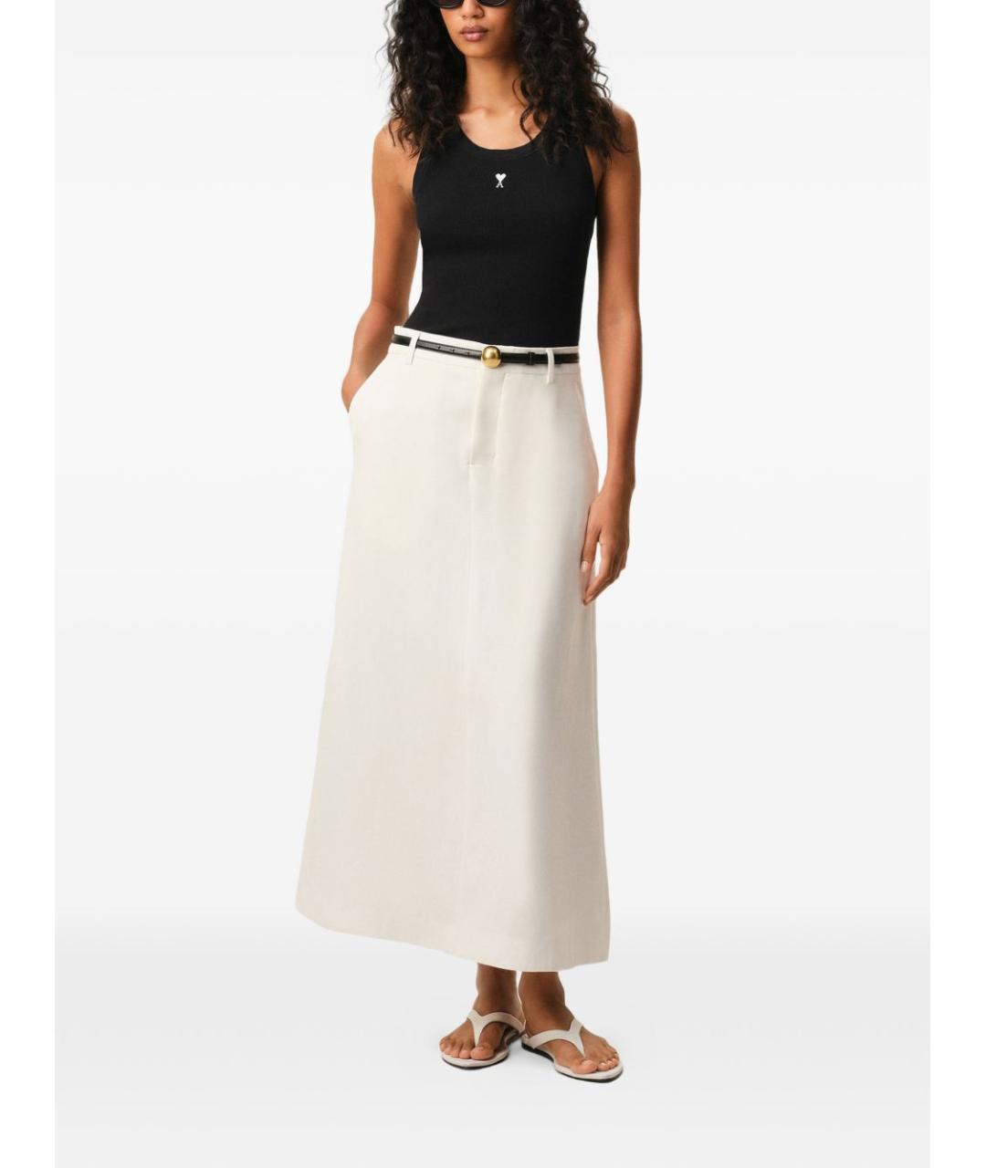 Ami Paris Черная хлопковая майка, фото 2