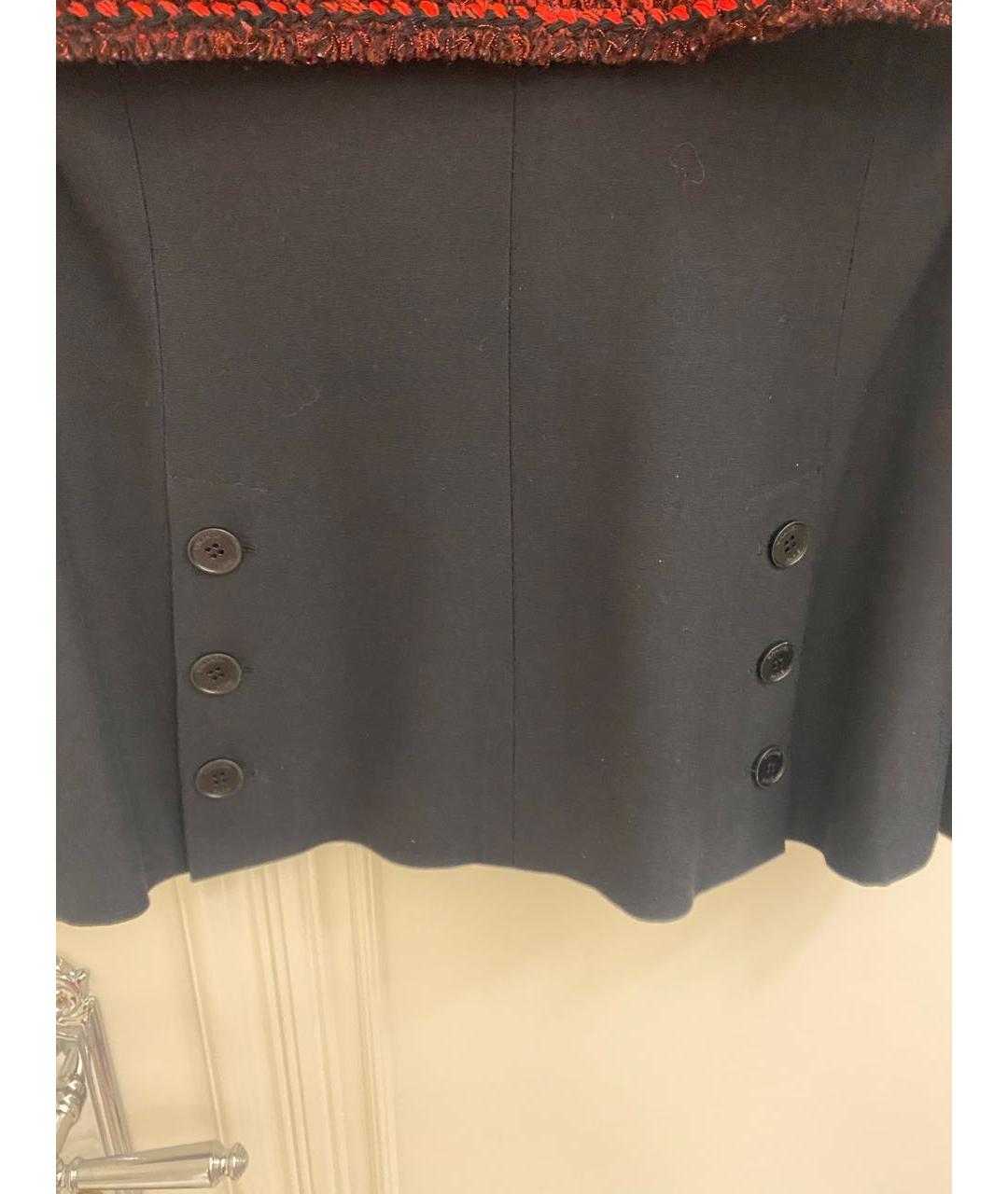CHANEL Черный шерстяной жакет/пиджак, фото 3
