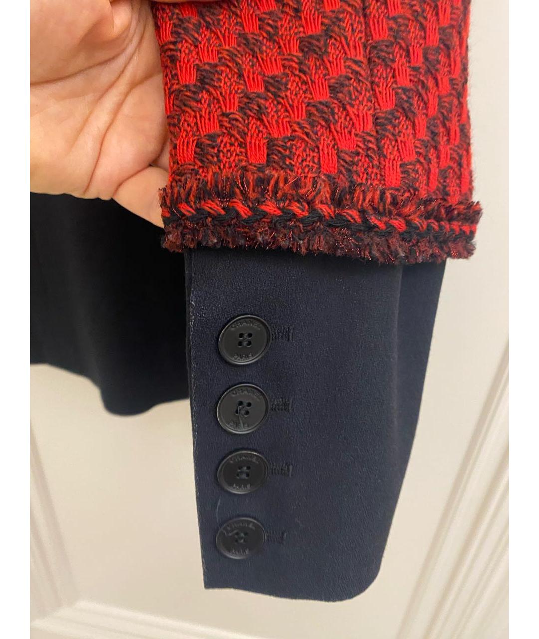 CHANEL Черный шерстяной жакет/пиджак, фото 4