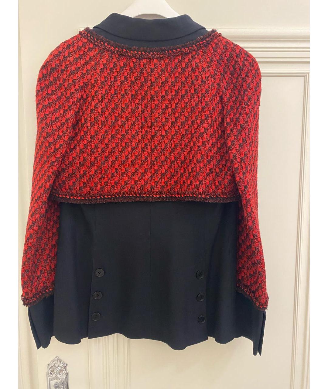 CHANEL Черный шерстяной жакет/пиджак, фото 2