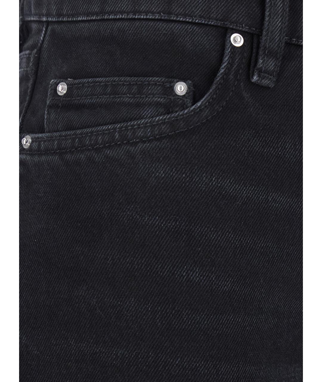 TOTEME Черные хлопковые джинсы клеш, фото 3