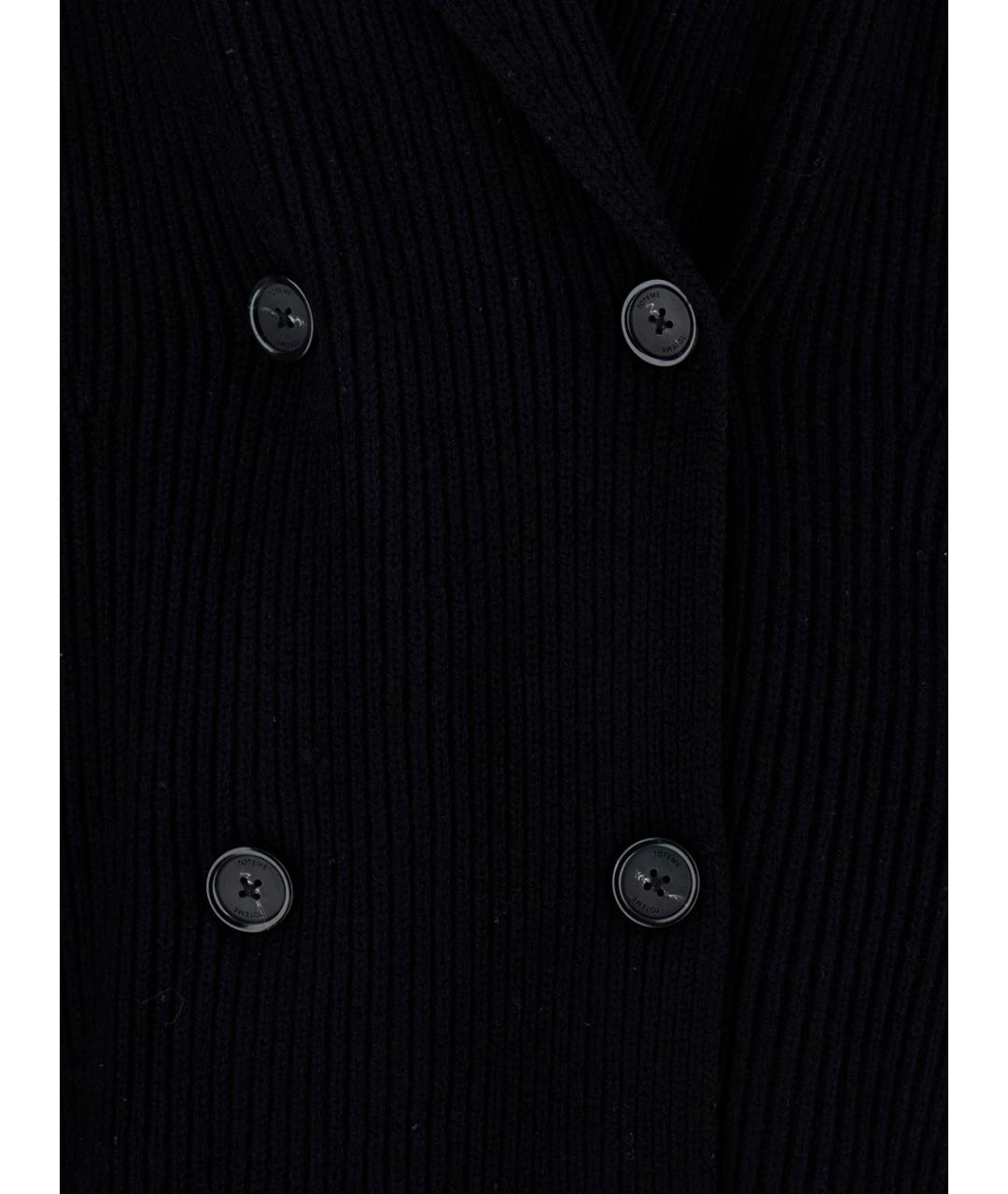 TOTEME Черный шерстяной джемпер / свитер, фото 3