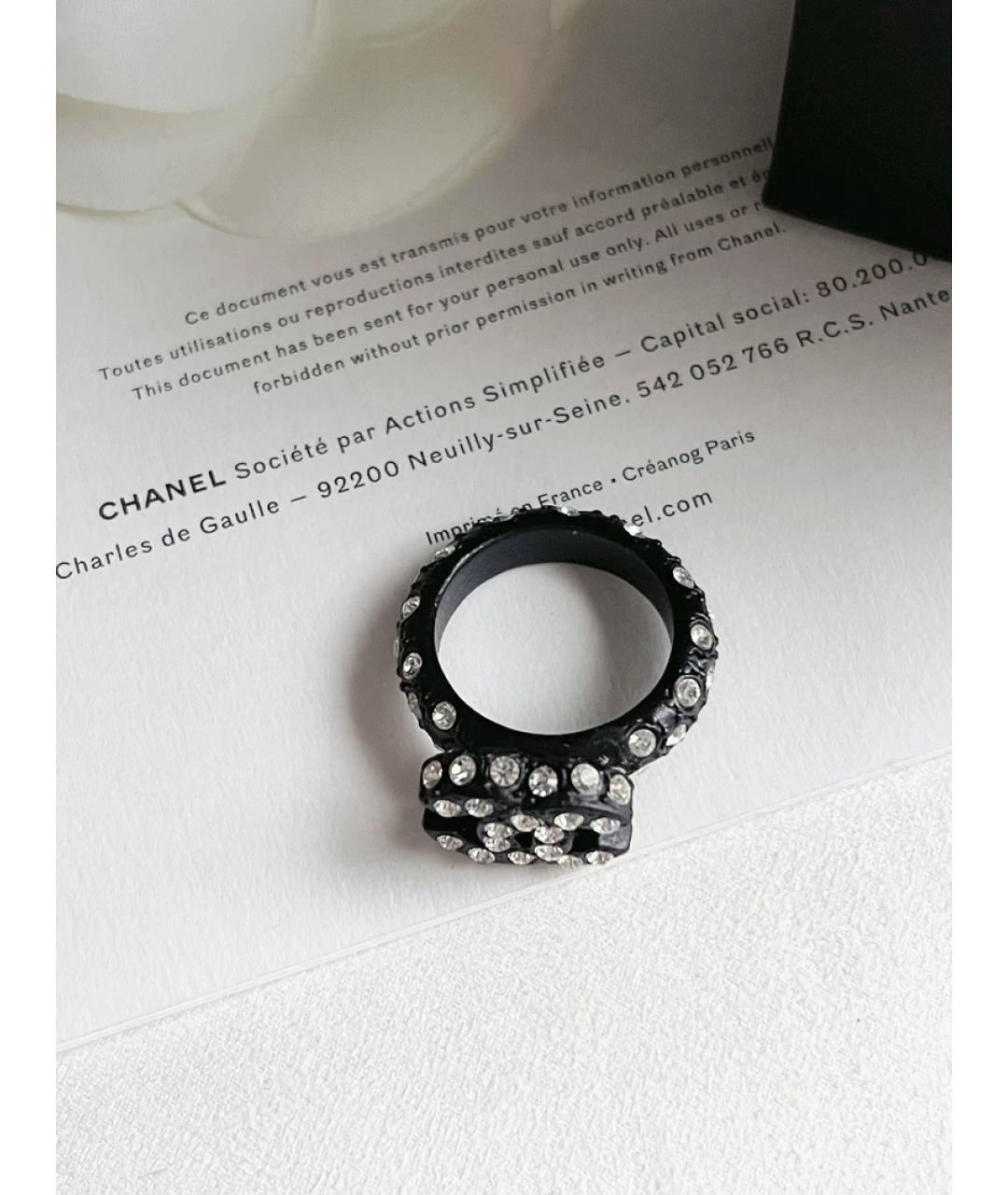 CHANEL Черное кольцо, фото 2