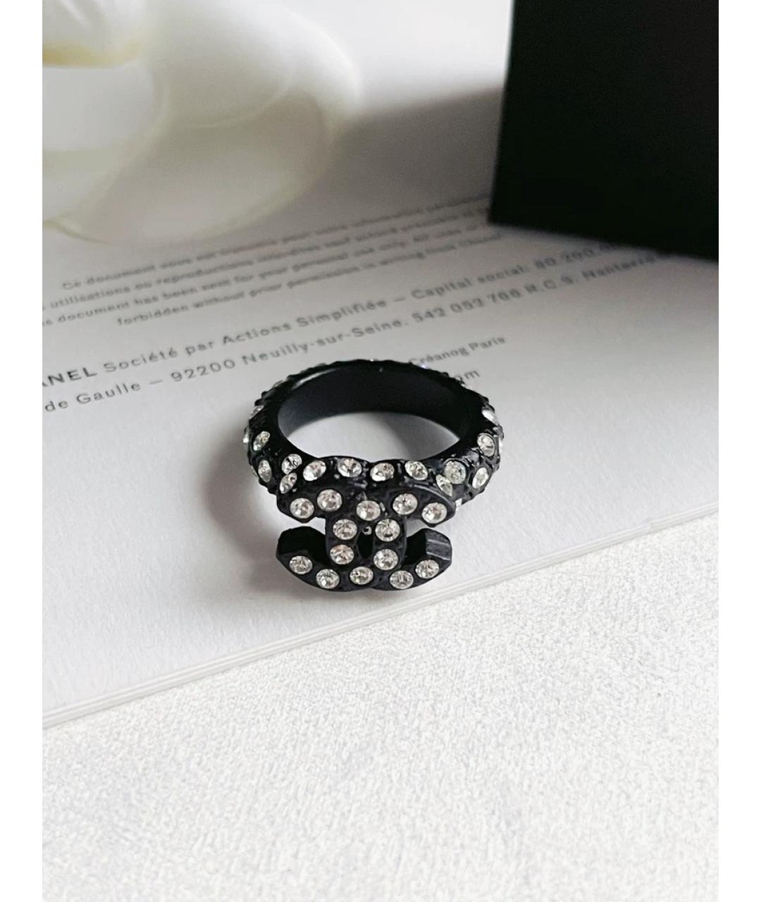 CHANEL Черное кольцо, фото 6