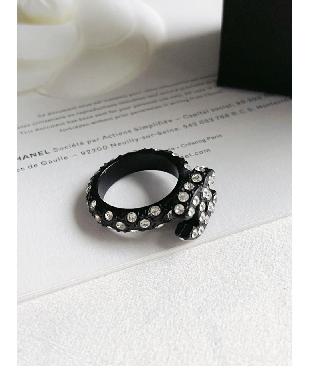 CHANEL Черное кольцо, фото 3