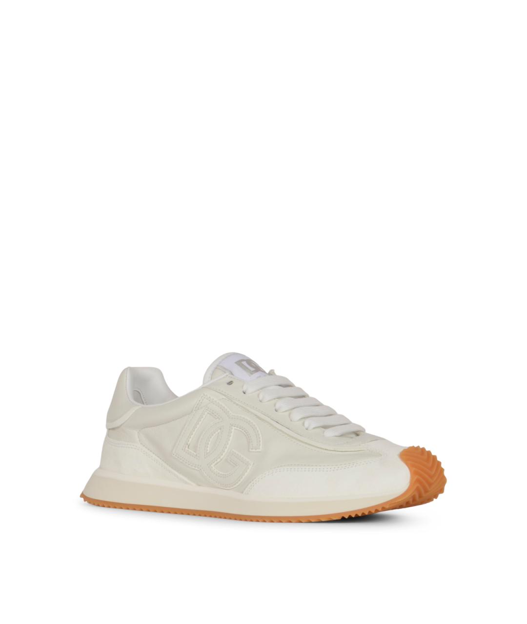 DOLCE&GABBANA Белые низкие кроссовки / кеды, фото 2