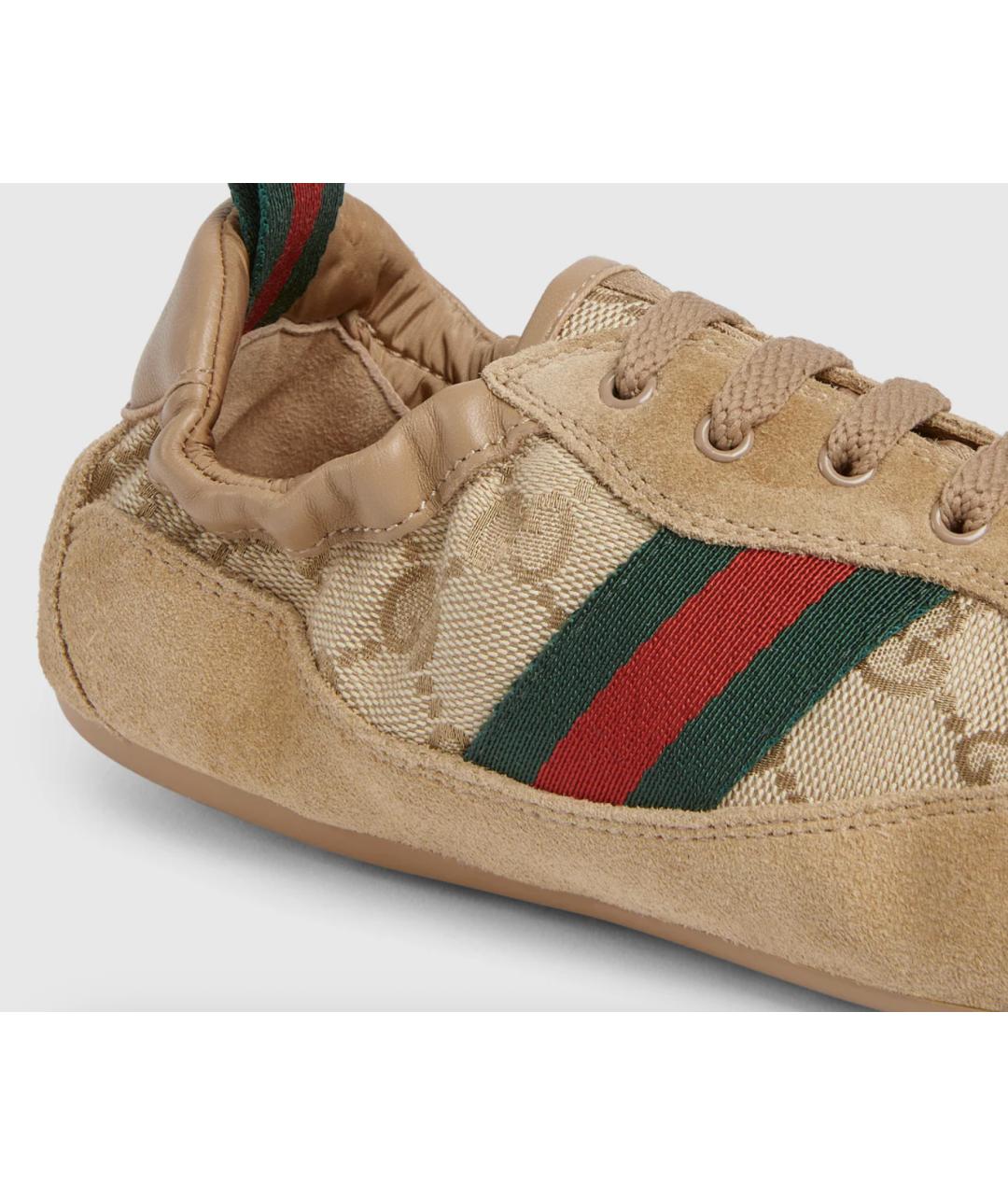 GUCCI Коричневые кроссовки, фото 5