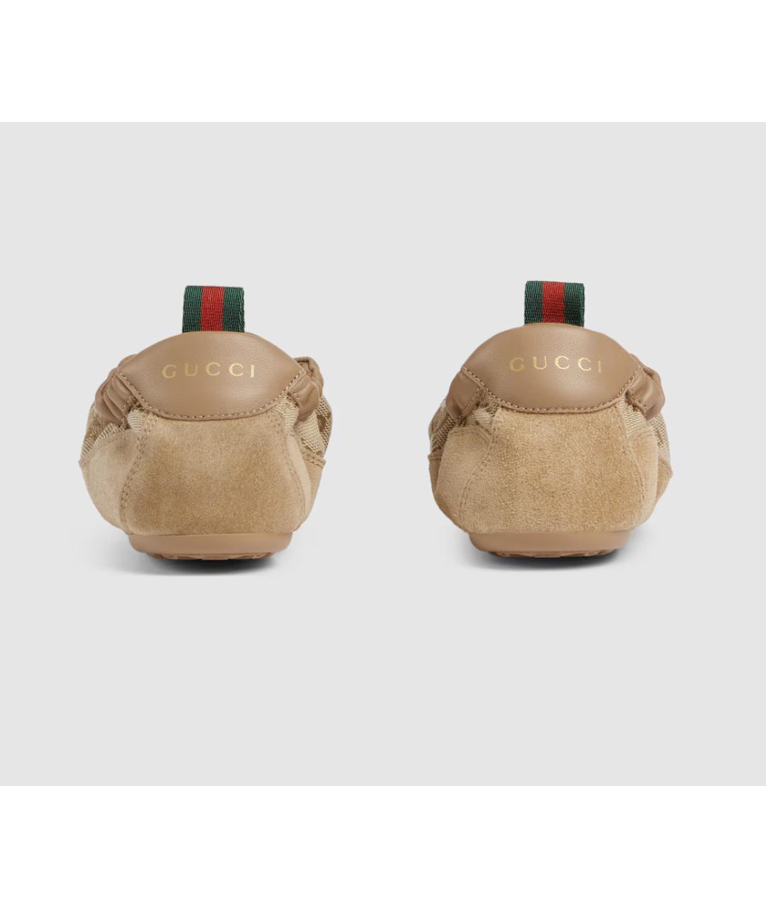 GUCCI Коричневые кроссовки, фото 6