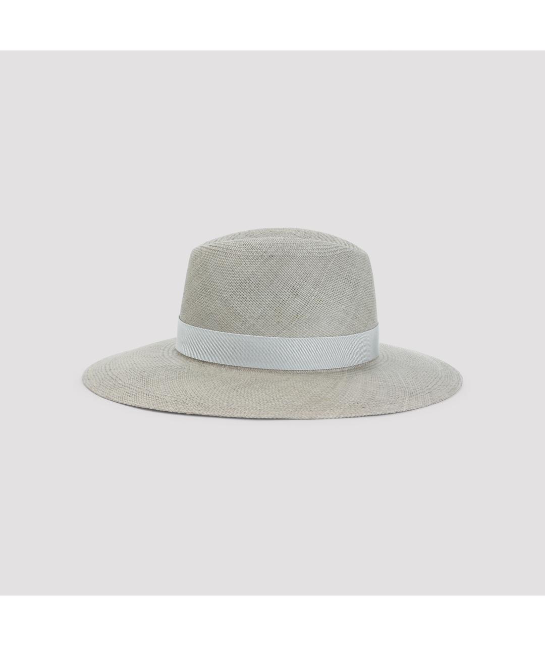 BRUNELLO CUCINELLI Серая шляпа, фото 3