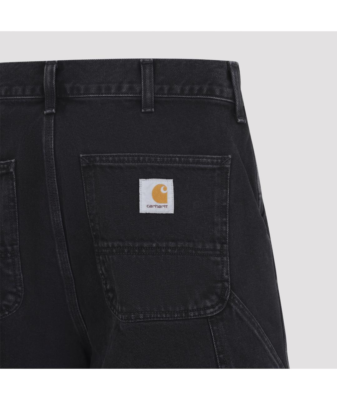 CARHARTT WIP Черные хлопковые шорты, фото 4
