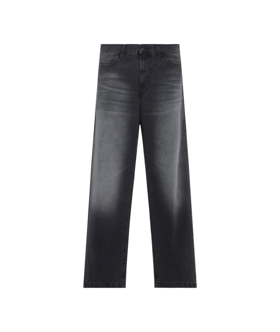 CARHARTT WIP Черные хлопковые повседневные брюки, фото 1