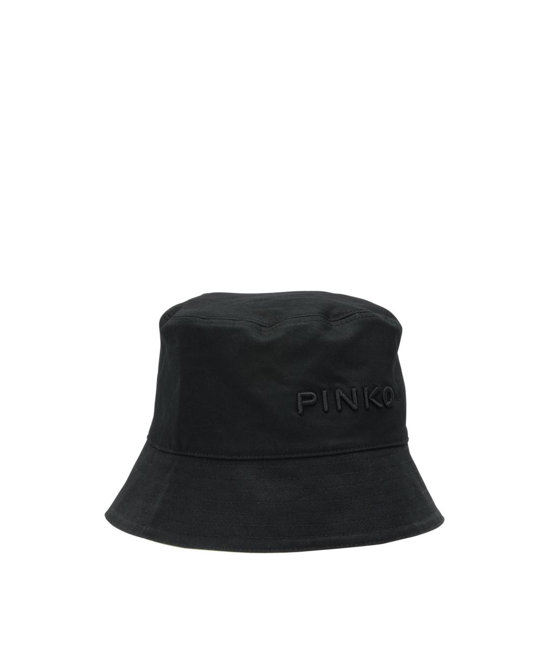 PINKO Черная хлопковая панама, фото 2