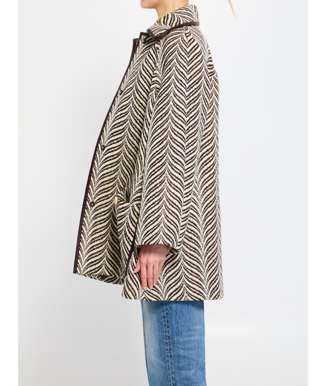 VALENTINO Мульти шерстяное пальто, фото 3