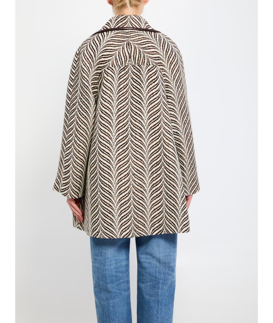 VALENTINO Мульти шерстяное пальто, фото 4