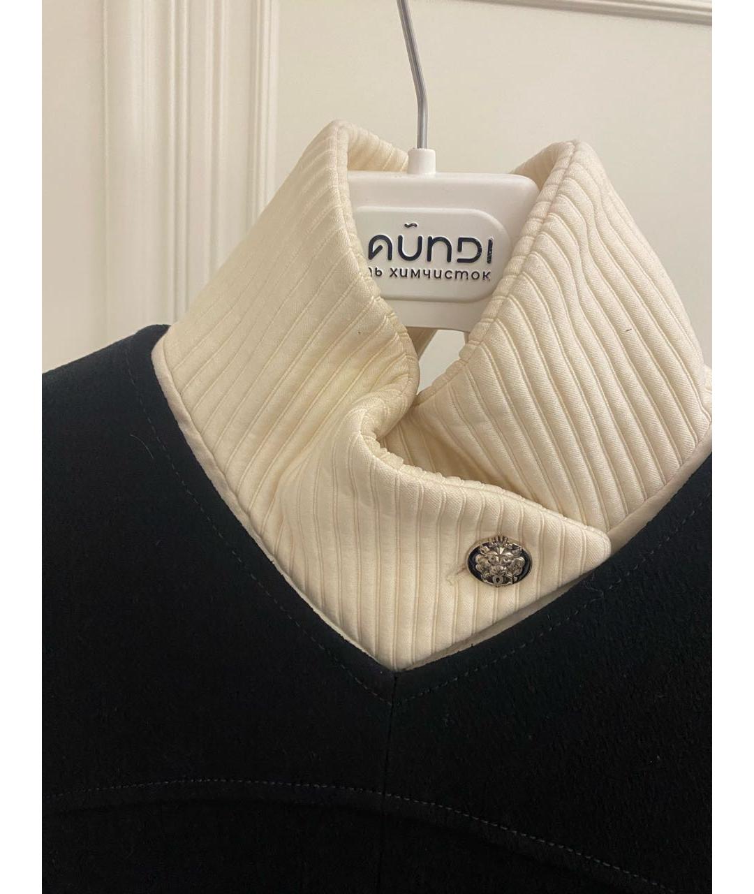 CHANEL Черное шерстяное повседневное платье, фото 3