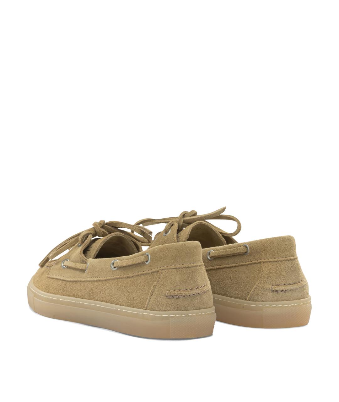 COPENHAGEN Бежевые замшевые лоферы, фото 4