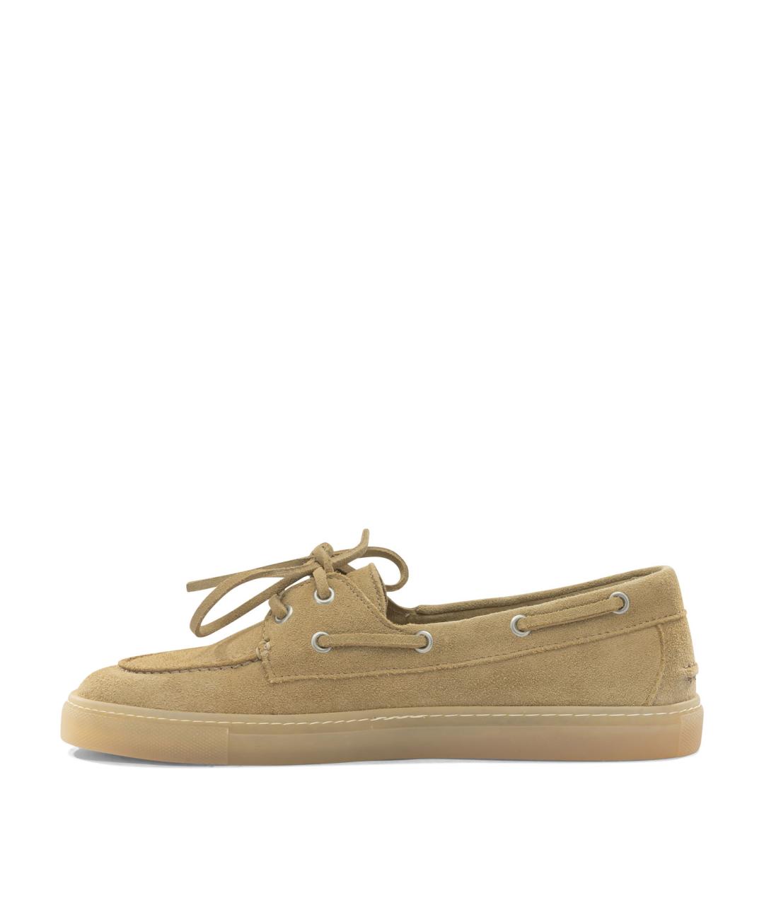 COPENHAGEN Бежевые замшевые лоферы, фото 3