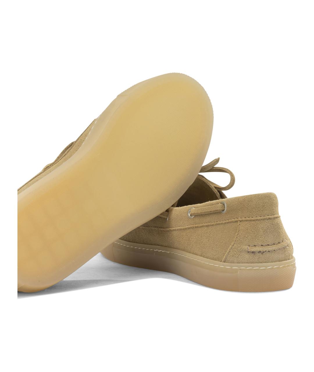 COPENHAGEN Бежевые замшевые лоферы, фото 5