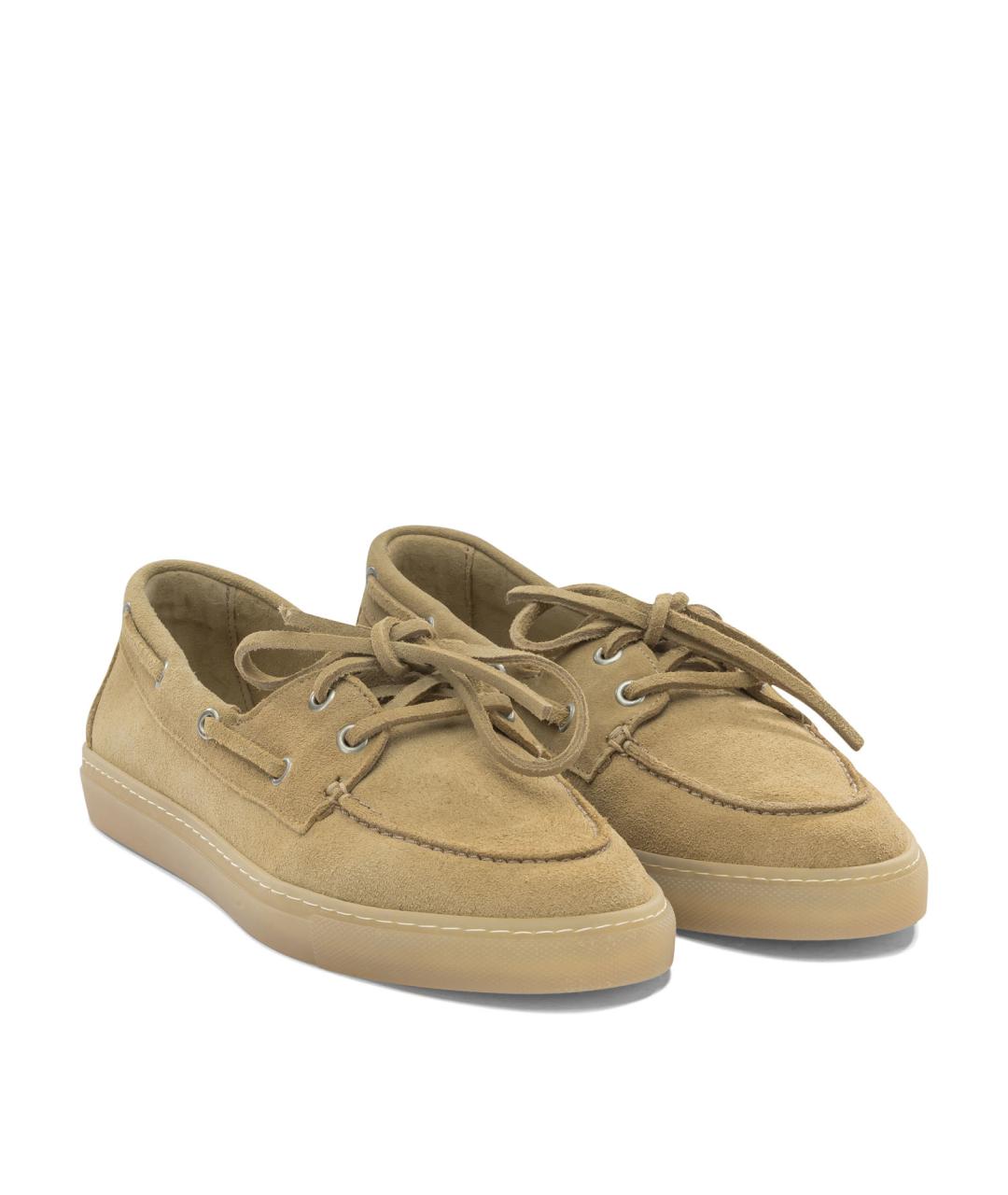 COPENHAGEN Бежевые замшевые лоферы, фото 2