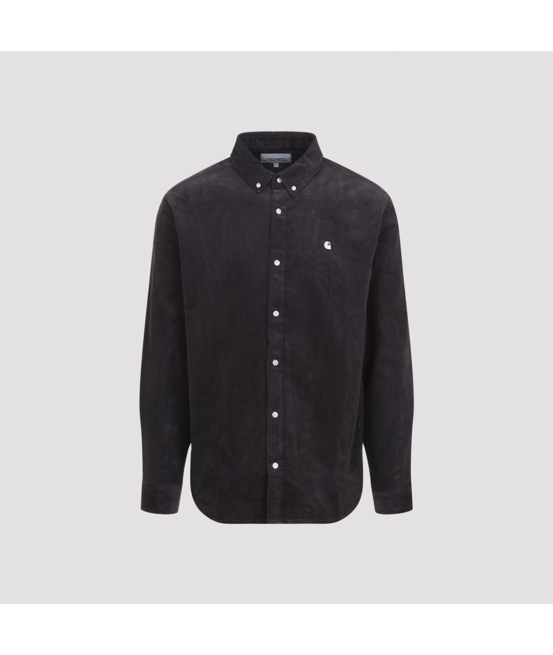 CARHARTT WIP Серая хлопковая кэжуал рубашка, фото 2