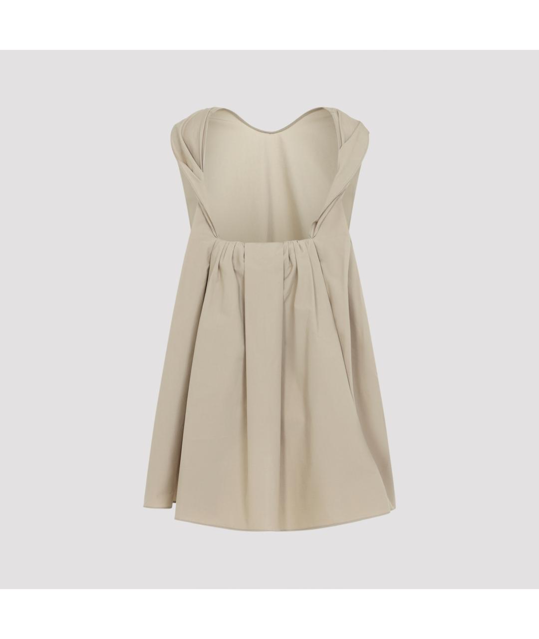 Carven Бежевая хлопковая блузы, фото 3